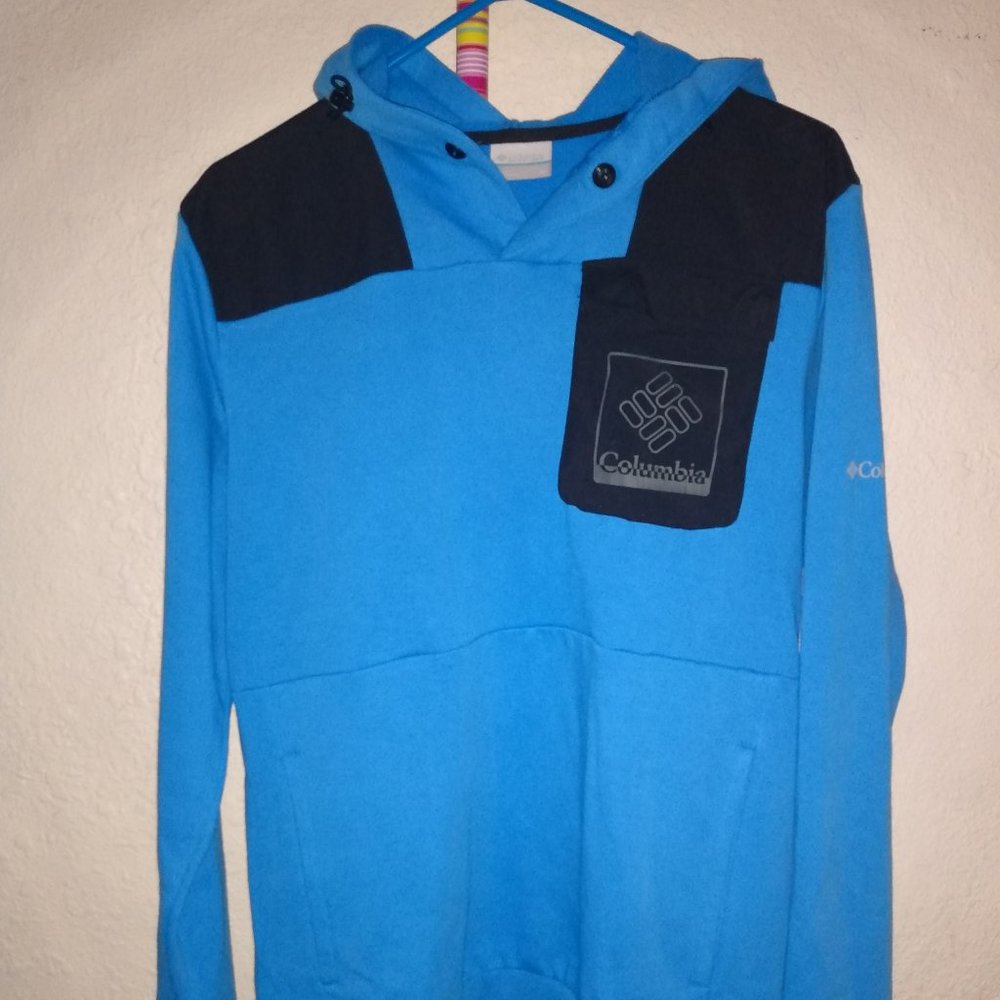 Light Blue Columbia Men's Jacket w/ hood